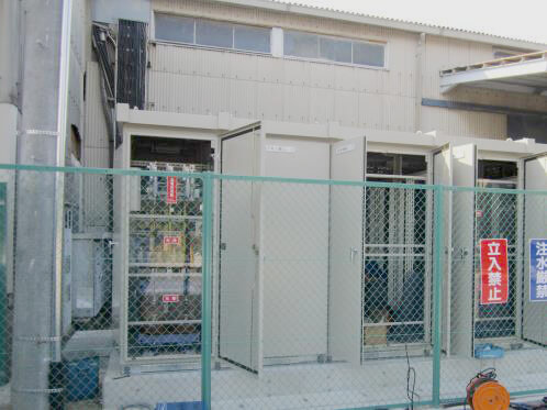 変電設備（キュービクル）新規交換及び高圧ケーブル交換工事